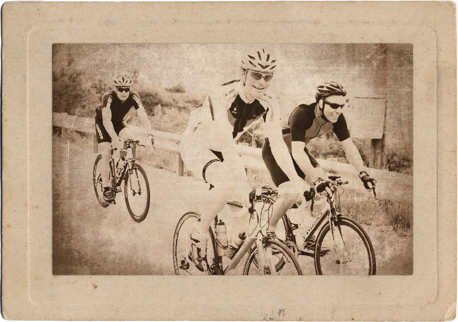 Die 3 Gr&uuml;nder des Radtreffs