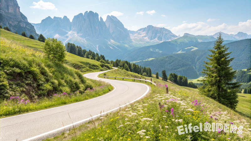 Anfahrt zu den Dolomiten